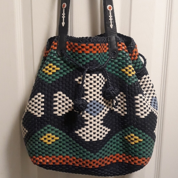 Tory Burch woven colorful bag - Picture 3 of 8